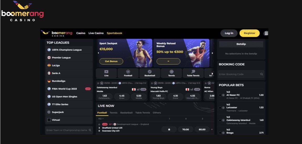 Boomerang Sportsbook - Wetten auf Sport online