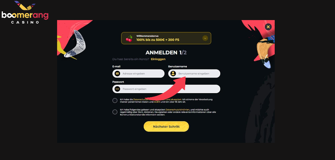 Die Verwendung eines Bonuscodes in einem Online-Casino