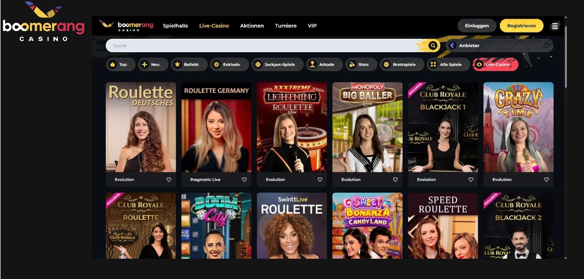 Live-Händler-Spiele