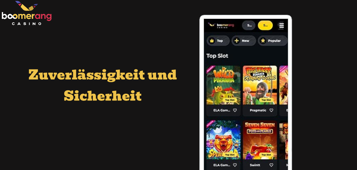 Zuverlässigkeit und Sicherheit